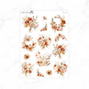 Rustic Autumn Deco Stickers  // #S159-Deco