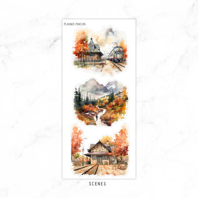 Autumn Journey - DECORATIVE KIT | SCENES