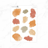 Autumn Journey Watercolor Ink Swatches