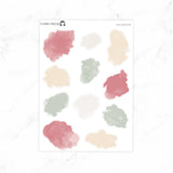 Cozy XmasWatercolor Ink Swatches