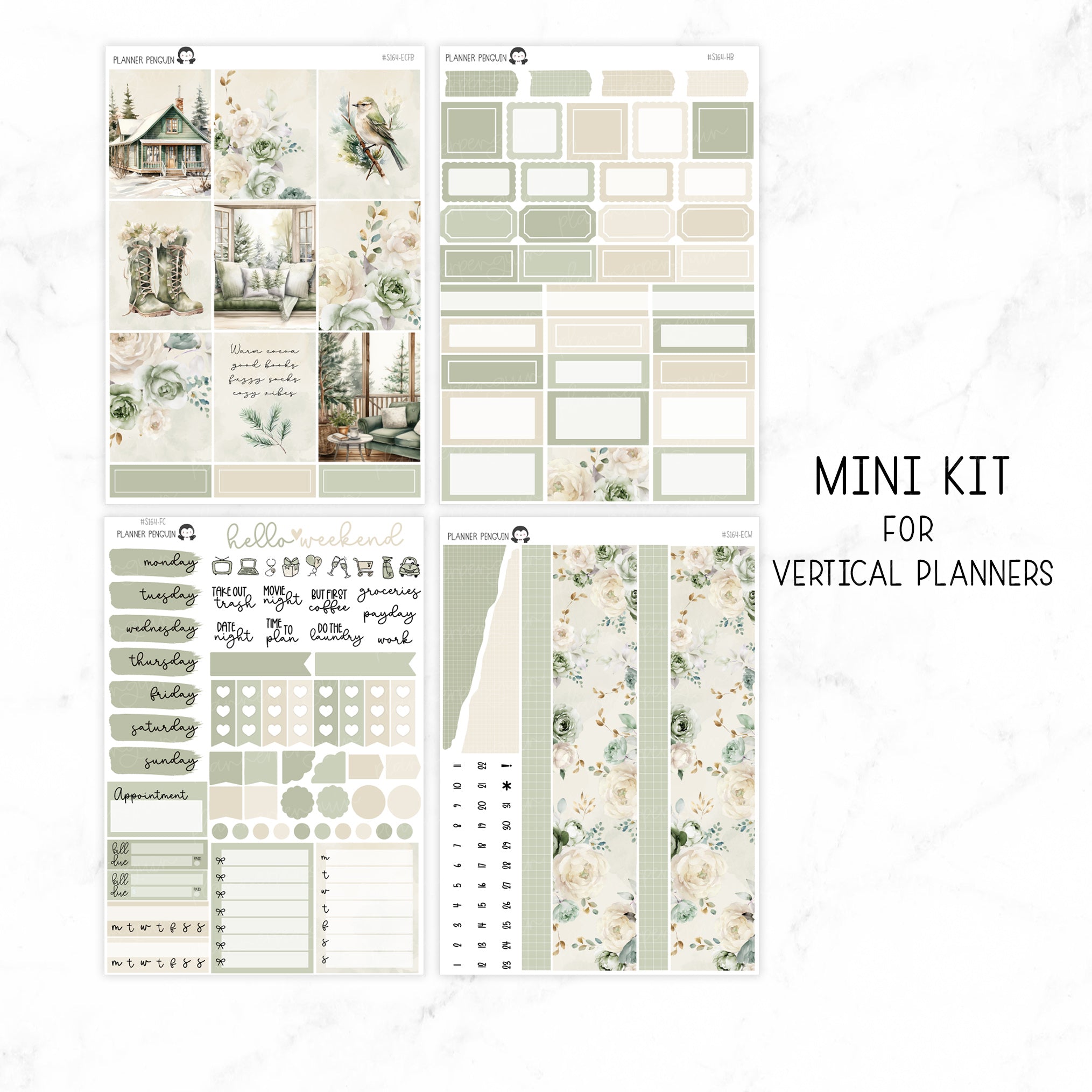 Winter Cottage Weekly Kit