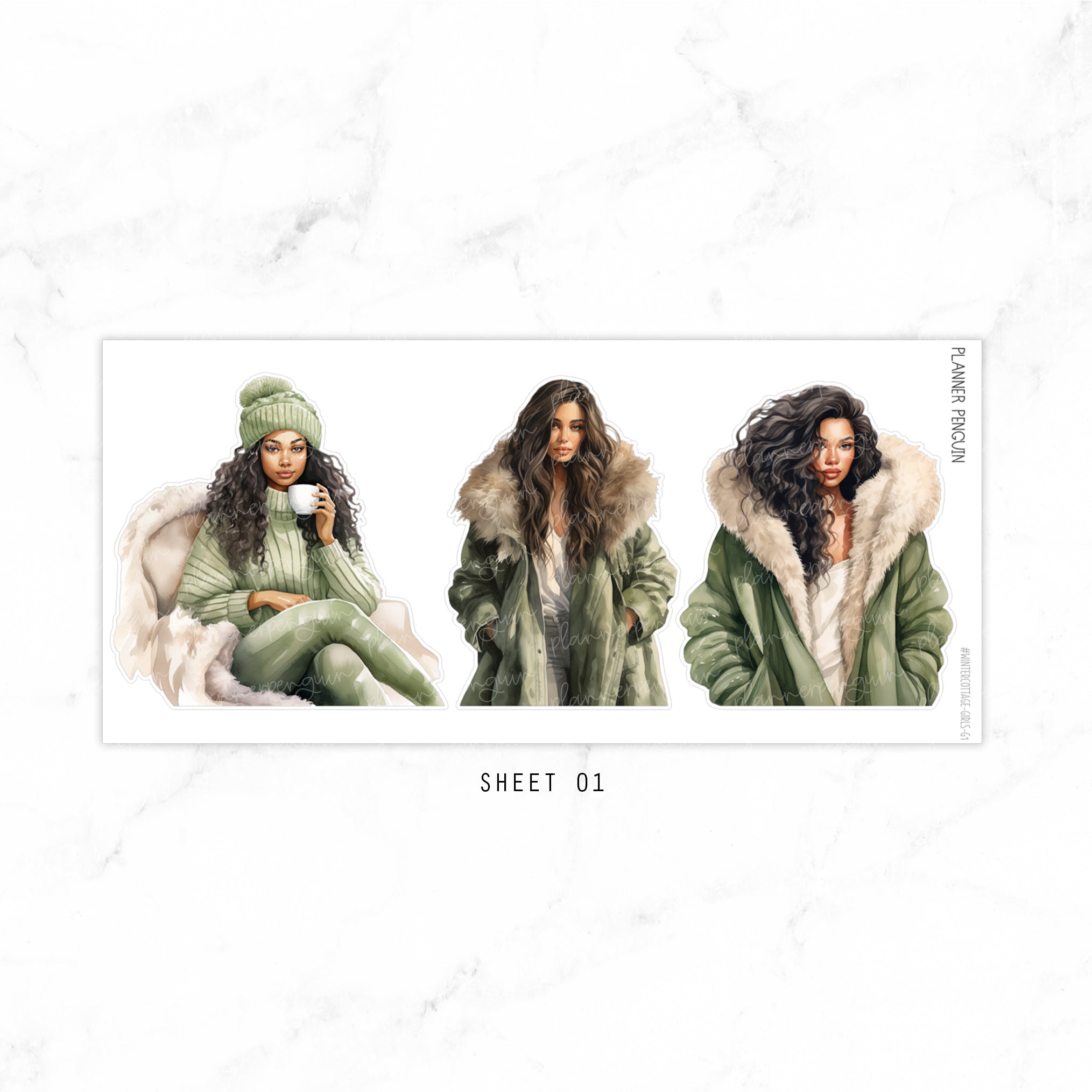 Winter Cottage - DECORATIVE KIT | GIRLS