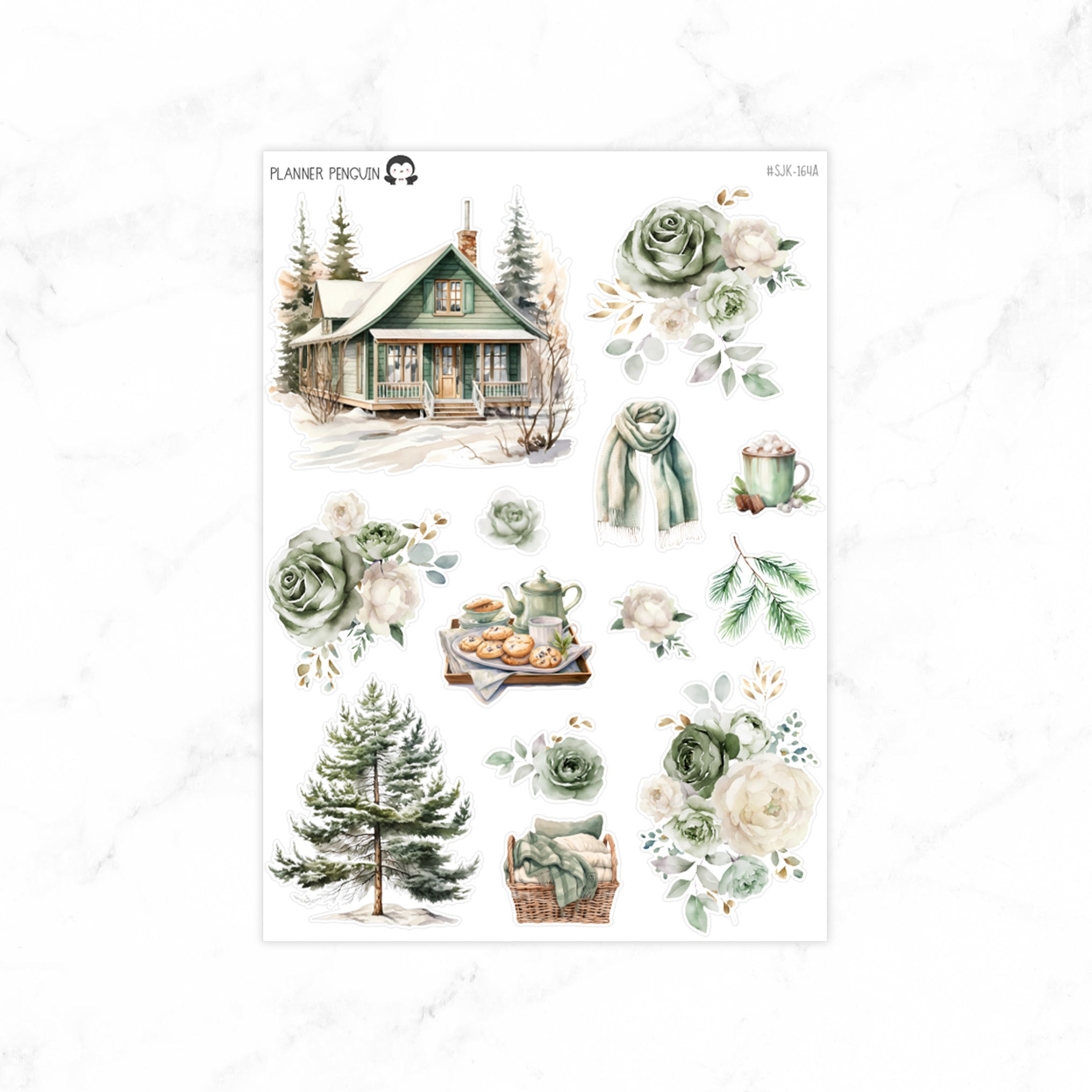 Winter Cottage Journal Kit