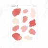 Xoxo Watercolor Ink Swatches  // #S166-Watercolor