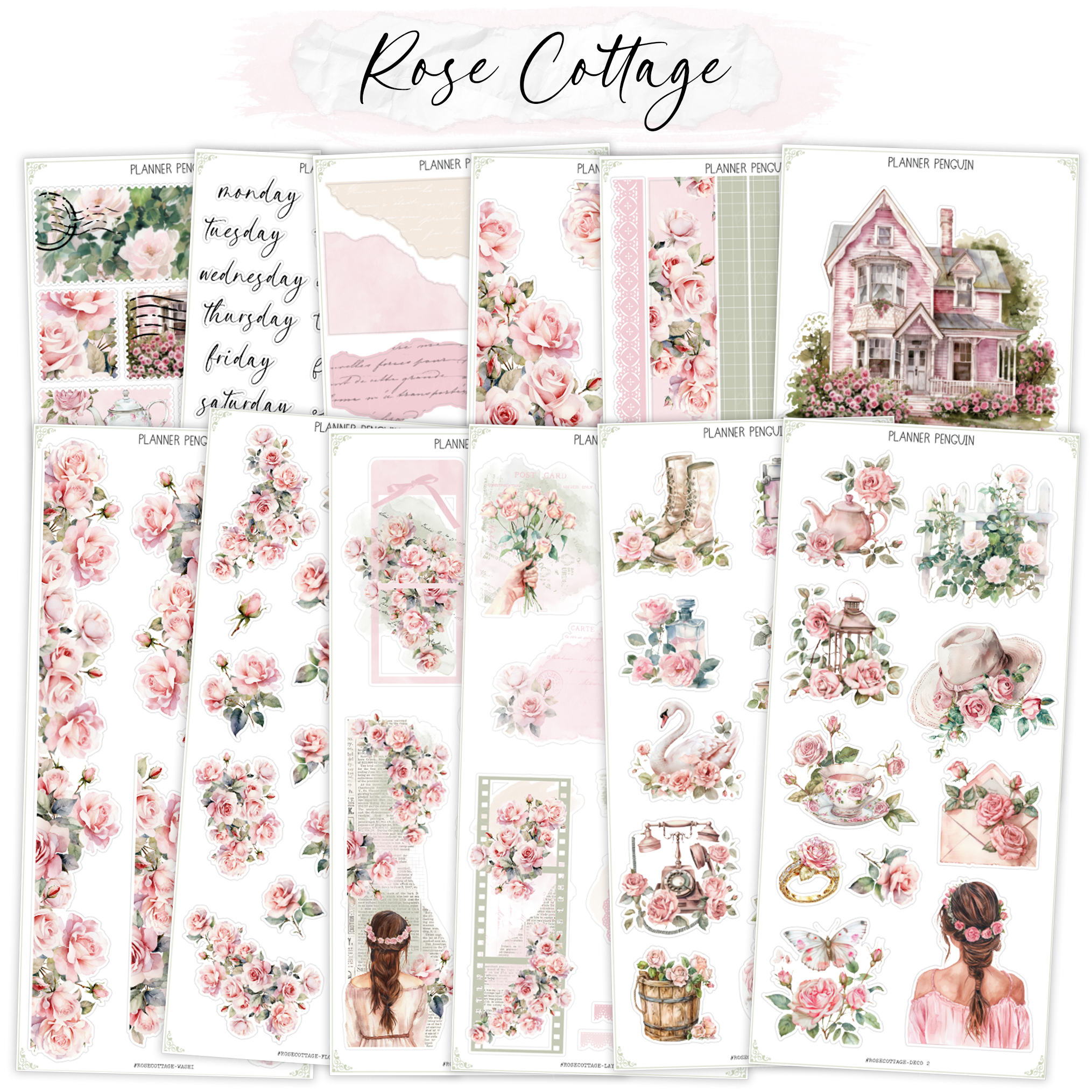 Rose Cottage - Decorative Kit | #DK167