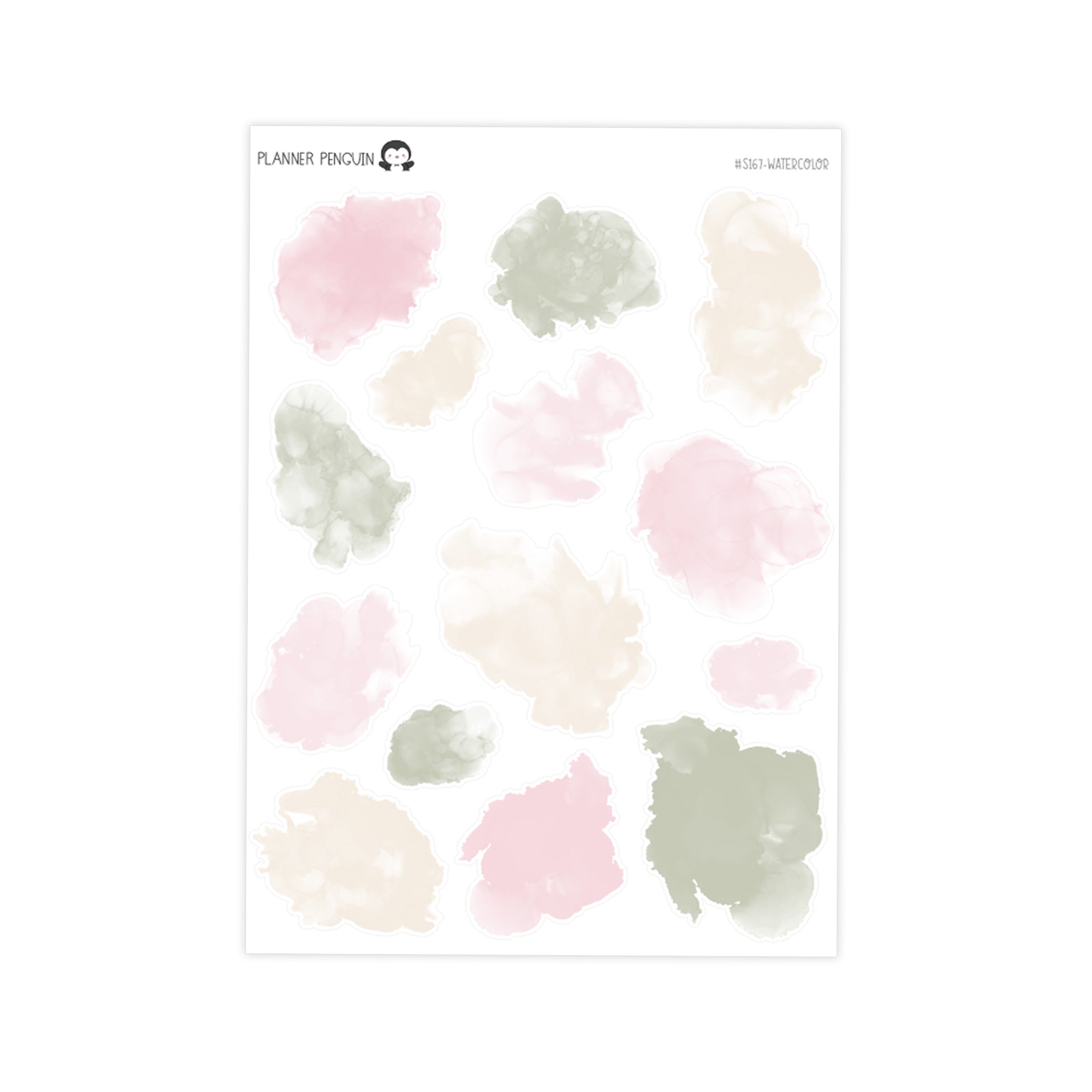 Rose Cottage Watercolor Ink Swatches