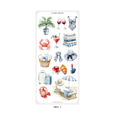 French Riviera - Decorative Kit | #DK168