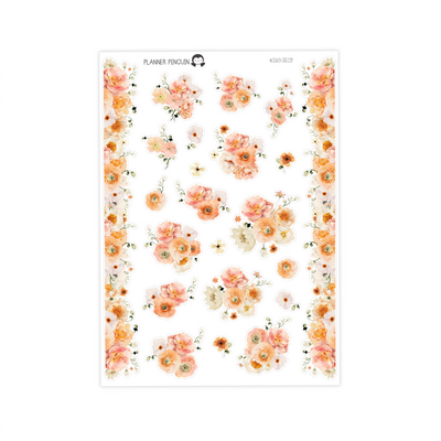 Peach Farm Deco Stickers// #S169-Deco