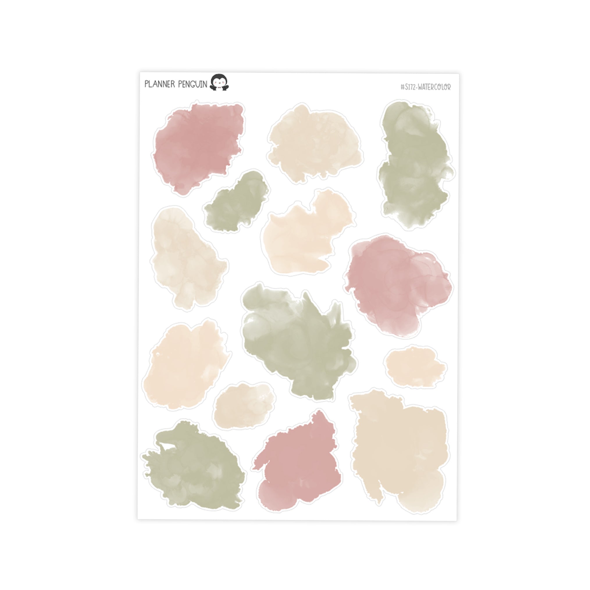 Countryside Watercolor Ink Swatches