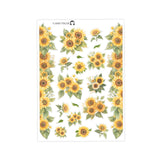 Sunflower Deco Stickers// #S176-Deco