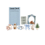 Winter Escape Junk Journaling Kit Stickers