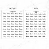 Home Script Stickers