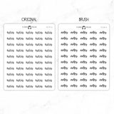 Notes Script Stickers