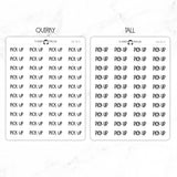 Pick up Script Stickers