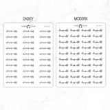 Drop Off Script Stickers // #SC-58