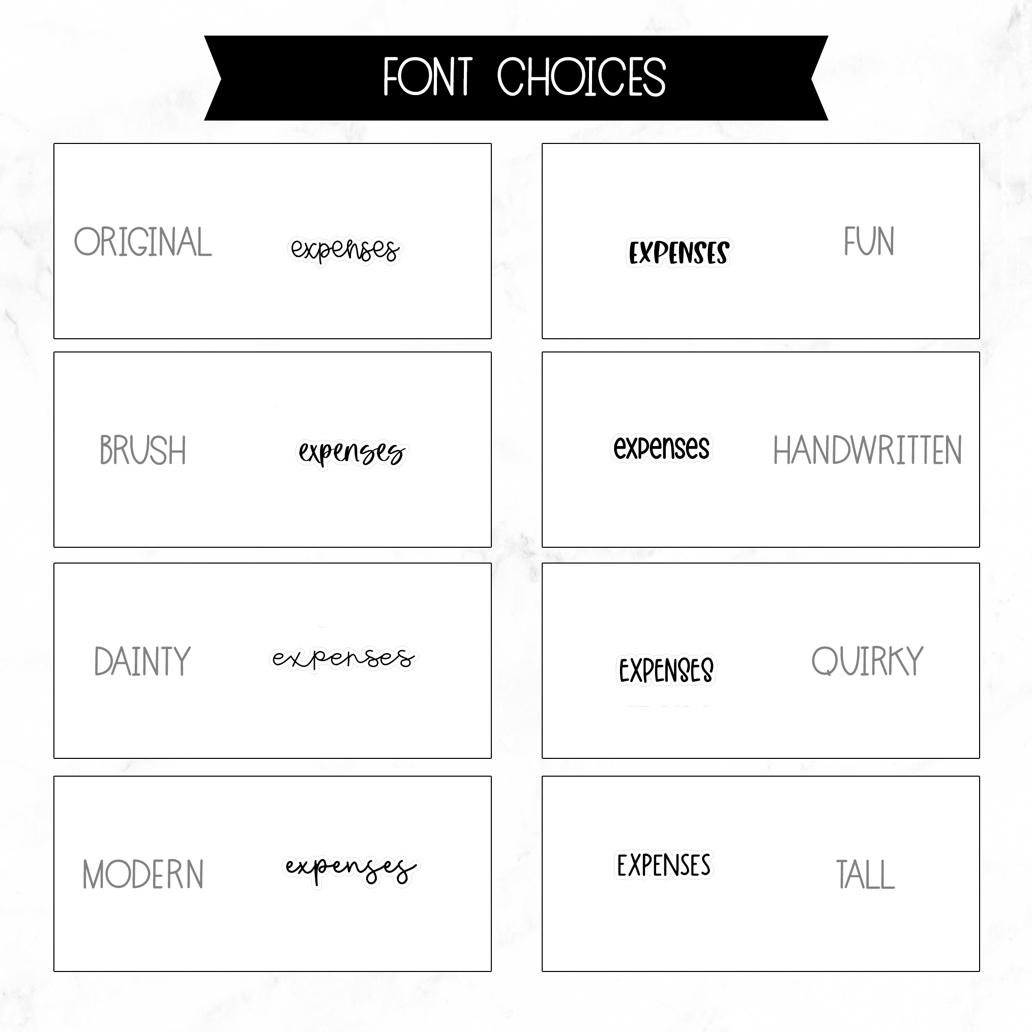Expenses Script Stickers