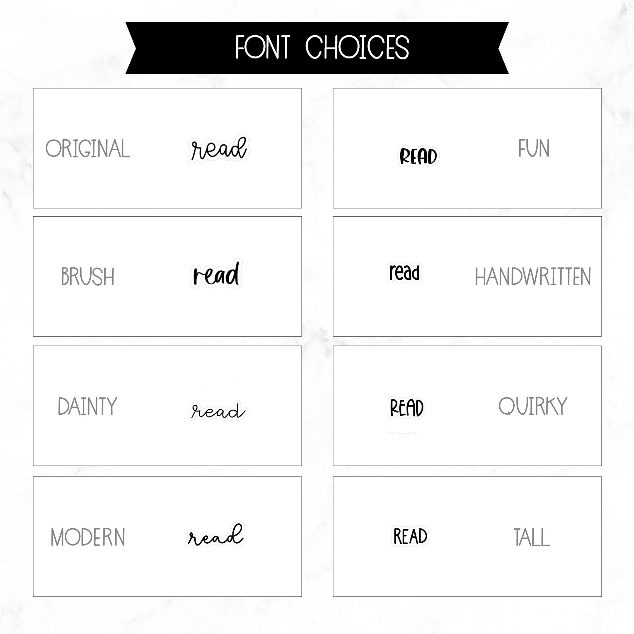 Read Script Stickers