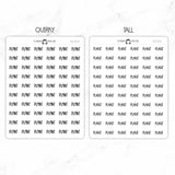 Plant Script Stickers