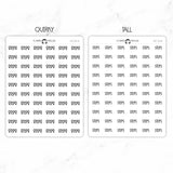 Steps Script Stickers
