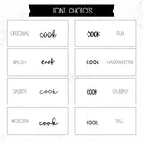Cook Script Stickers