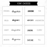 Daycare Script Stickers