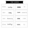 Reading Script Stickers // #SC-74