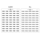 Reading Script Stickers