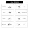 Plan Script Stickers // #SC-75