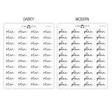Plan Script Stickers