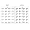 Plan Script Stickers // #SC-75