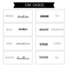 Deadline Script Stickers // #SC-76