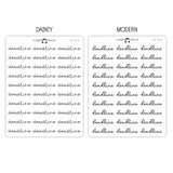 Deadline Script Stickers