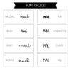 Mail Script Stickers // #SC-77