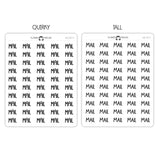 Mail Script Stickers