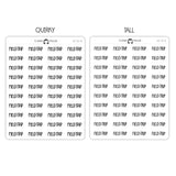 Field Trip Script Stickers