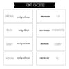Early Release Script Stickers // #SC-79