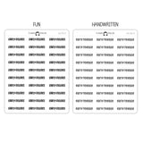 Early Release Script Stickers