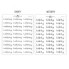 Half Day Script Stickers // #SC-80