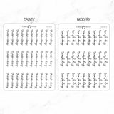 Trash Day Script Stickers