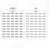 Recycle Script Stickers
