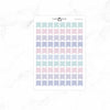 Winter Functional - Minimal Functional planner stickers | Square Dots Labels Flags Stars | Journaling Stickers  // #FB-WINTER