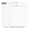 Hobonichi Cousin A5 Weekly Timeline Strips | 5AM | 6AM | 7AM | 8AM | Planner Stickers | #WTL-B&W