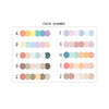 Hobonichi Cousin A5 WEEKLY Timeline Strips  | 5AM | 6AM | 7AM | 8AM | Planner Stickers  | #WTL-COLOR