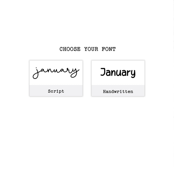 Hobonichi Cousin Date Cover Planner Stickers  // Cousin A5  // #DC02