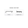 2026 Hobonichi A6 Original Japanese MONDAY start Yearly view Stickers // #A6-ROUND-COLOR