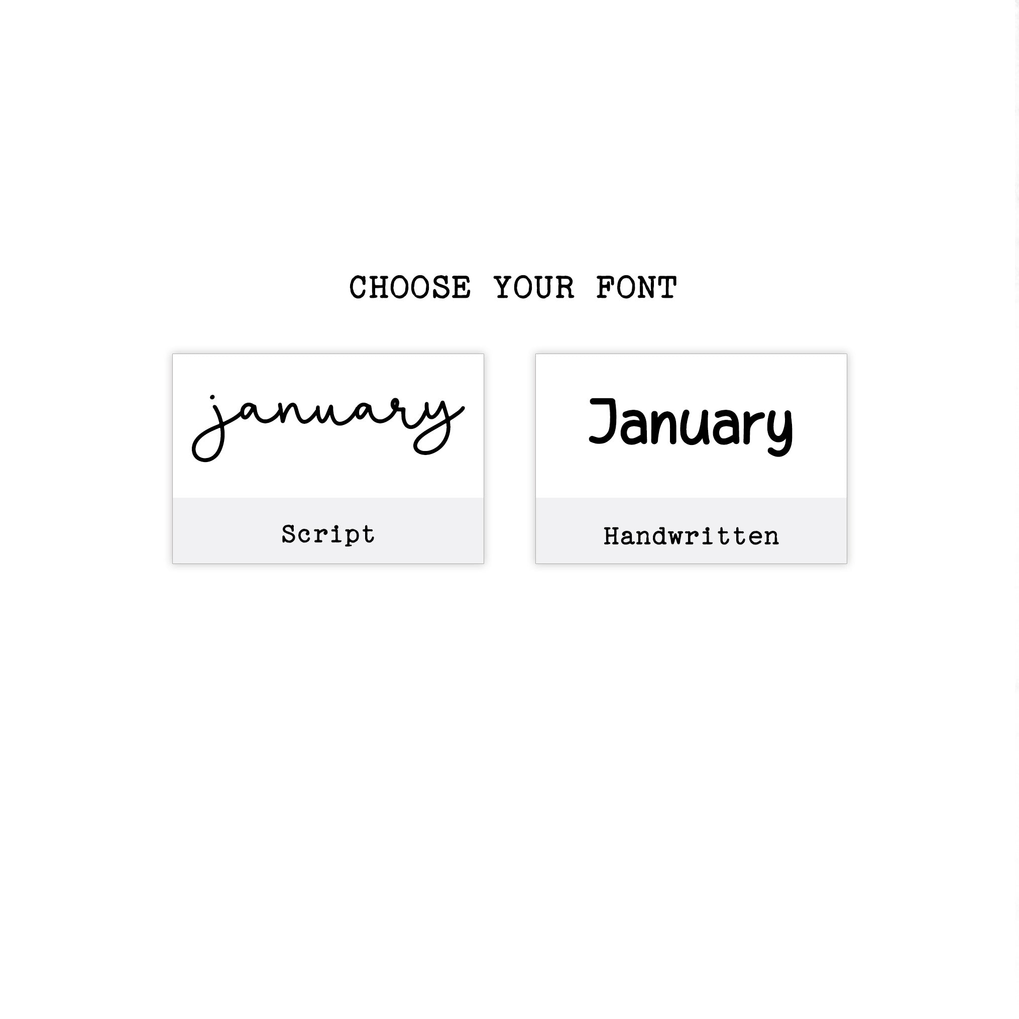 2026 Hobonichi Cousin A5 Yearly view Stickers| English Version | #HB-YG-ENGR-COLOR