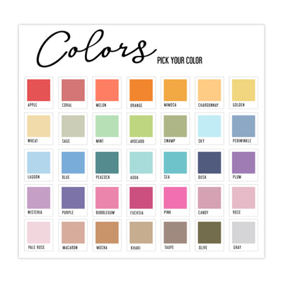 2026 Hobonichi Weeks Yearly view Stickers// Year at glance Stickers // #HW-YG-COLOR