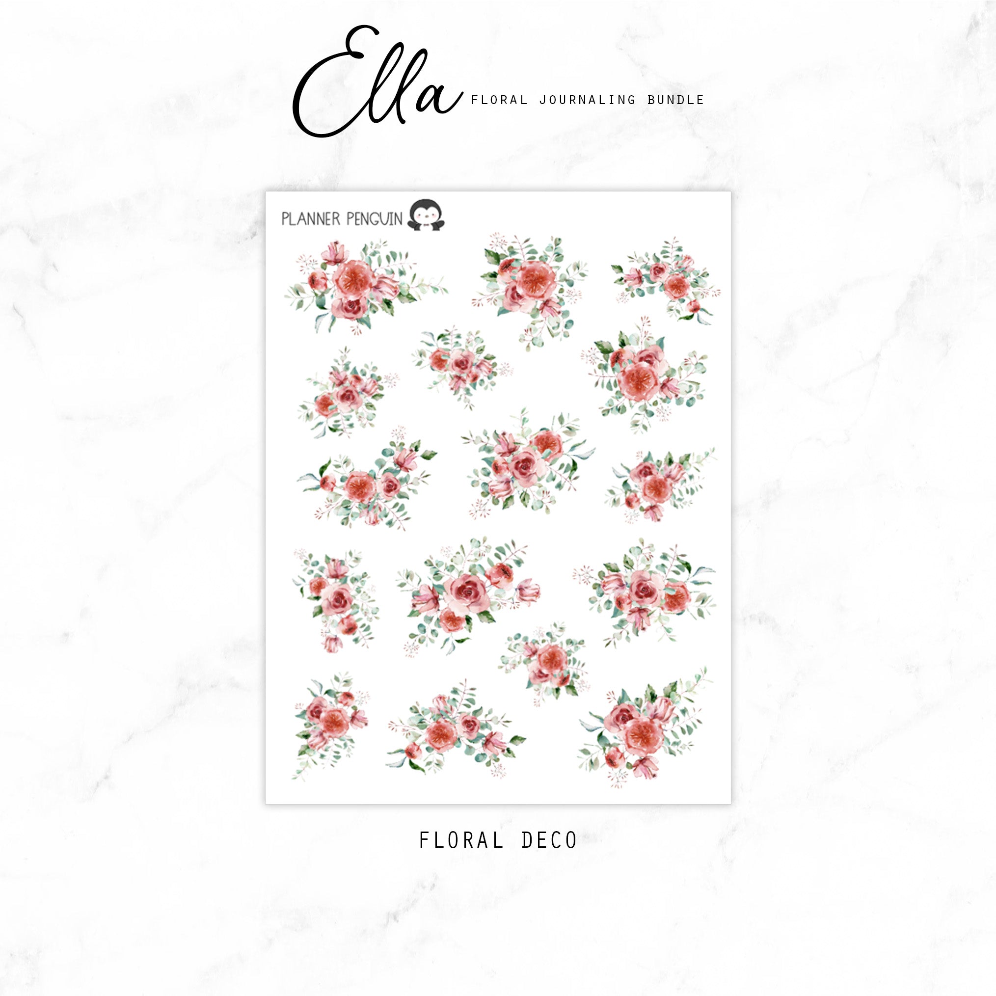 Ella Floral Journaling Bundle | #FB-01