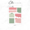 Ella Note Box Stickers | #FB01-Notes