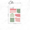 Ella Note Box Stickers | #FB01-Notes